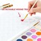 48 Colors Watercolor Paint Set with 4pcs Paint Brushes and 1pcs Water Brush Pen for Adults, Students, Beginners and Artists